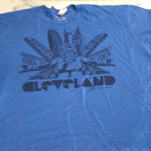 American Apparel Cleveland Graphic T Men’s XL - Picture 1 of 4